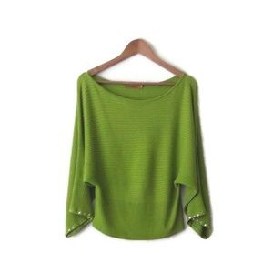 Belldini Wide Sleeve Cropped Plus Size Shirt CCO